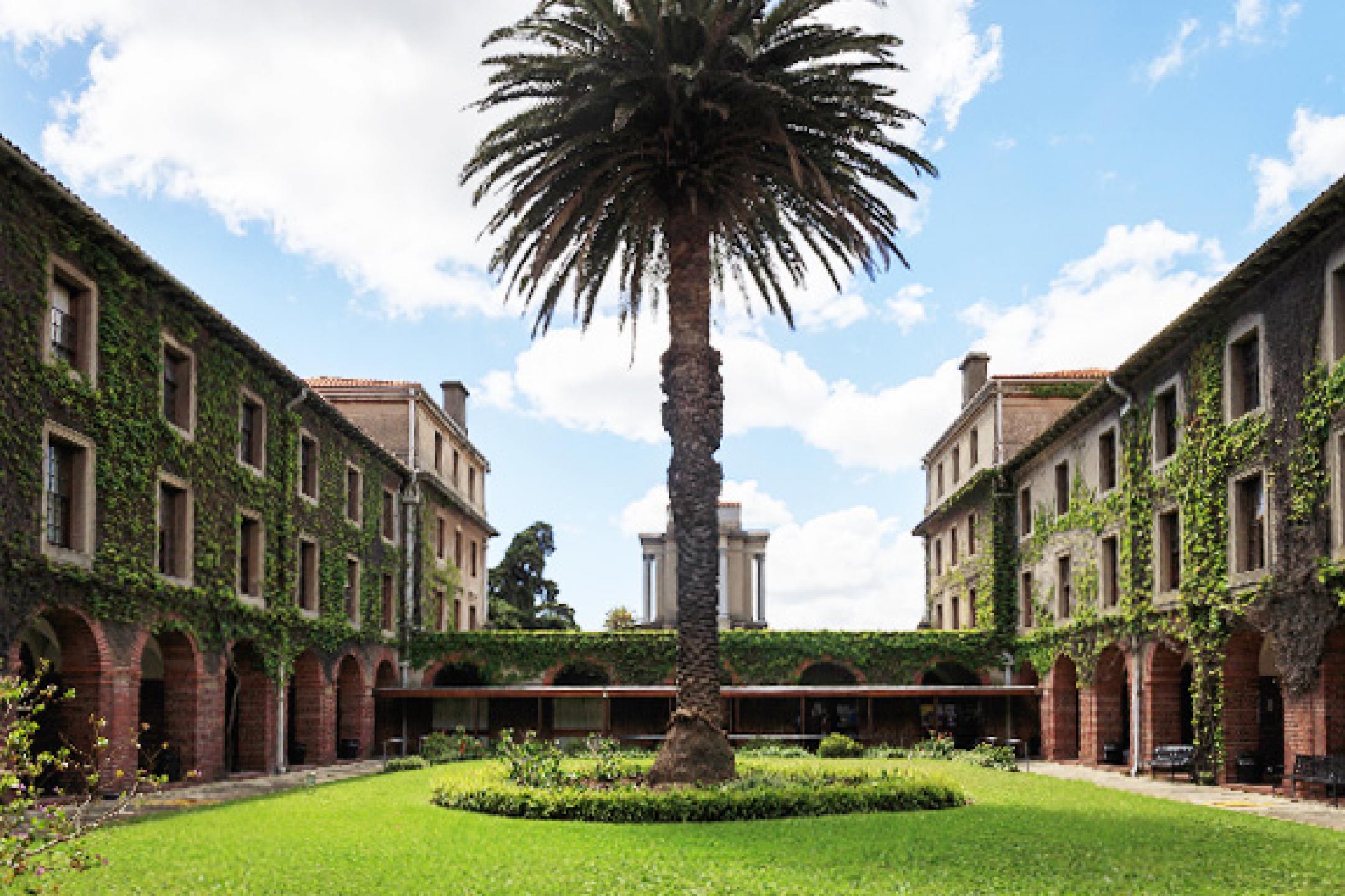 Fuller Hall - courtyard