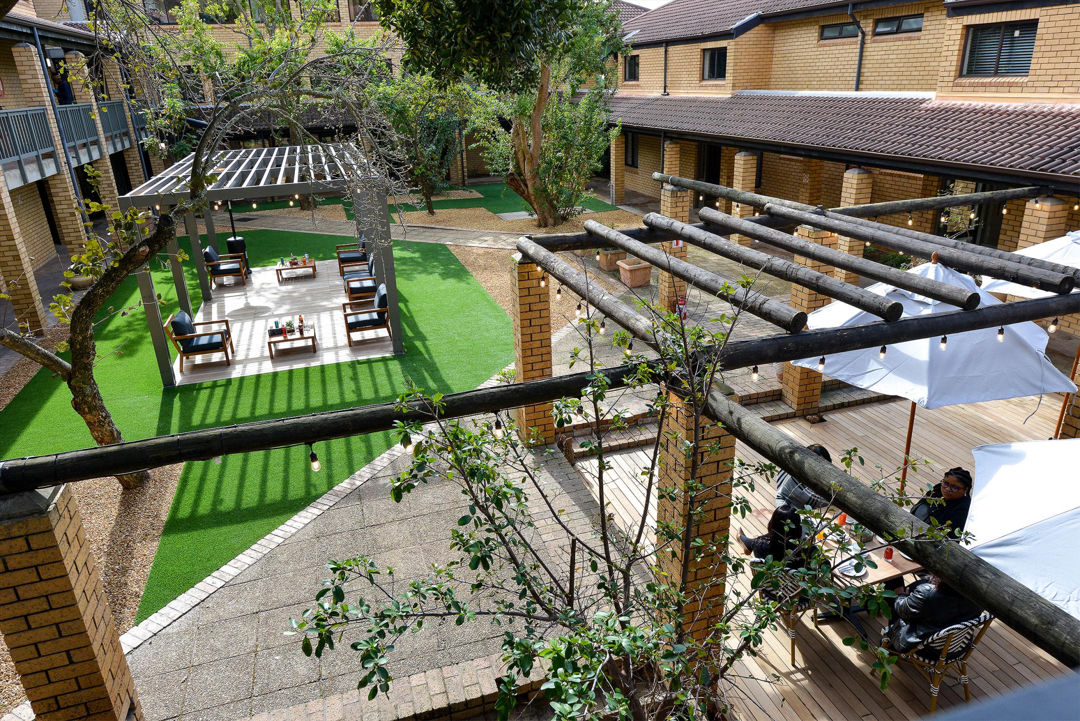 All Africa House, courtyard