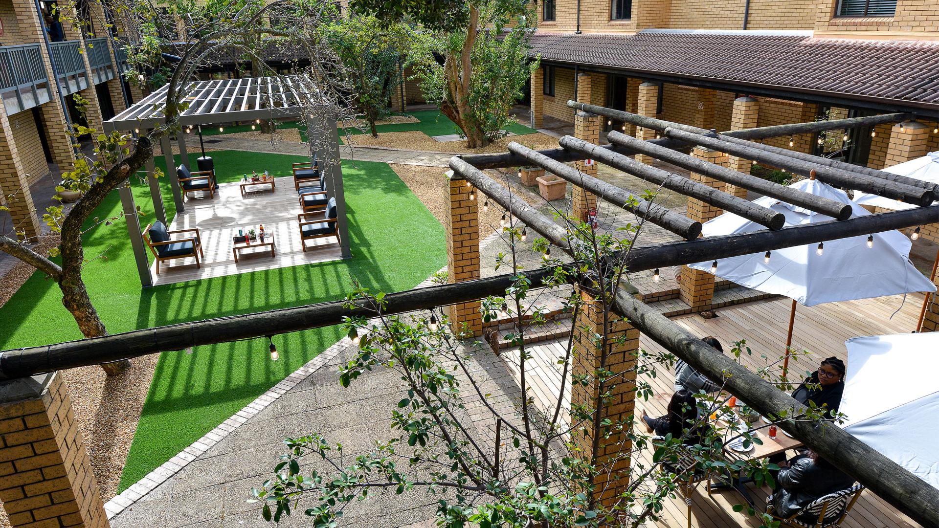All Africa House, courtyard