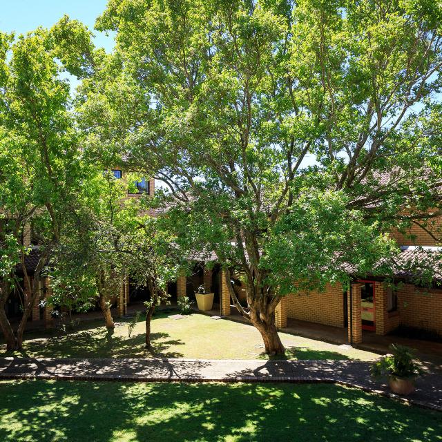 All Africa House, courtyard