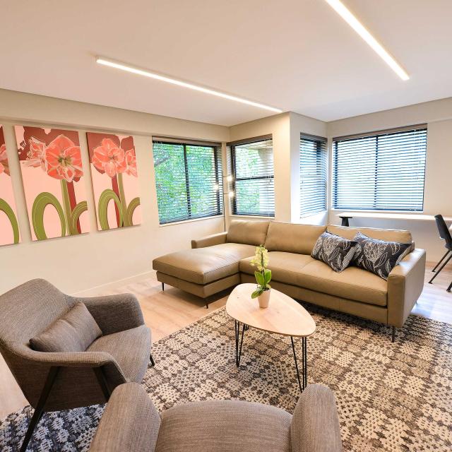 All Africa House: 1-bedroom apartment, lounge